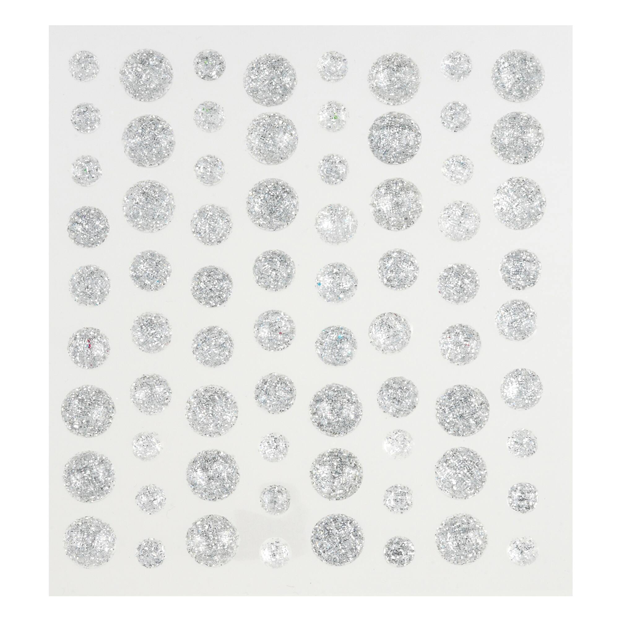 12 Packs: 72 ct. (864 total) Glitter Rhinestone Stickers by Recollections™